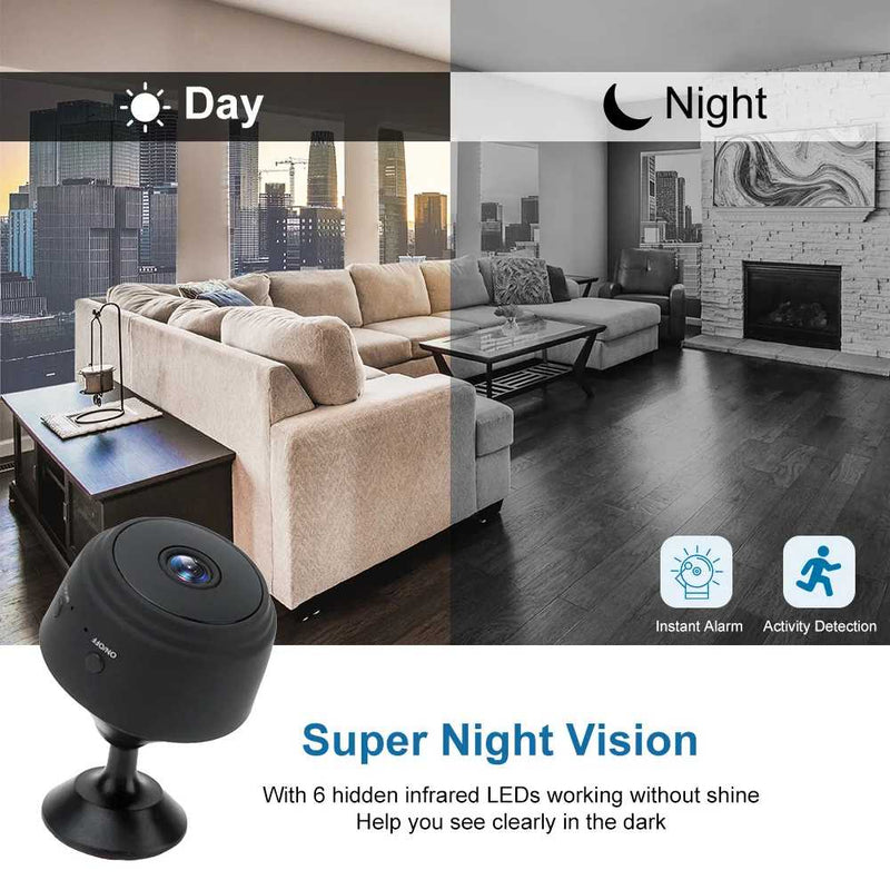 A9 HD Wifi Smart Monitor Surveillance Cameras Sensor Camcorder Web Video Home Safety Wireless Security