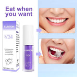 Purple  Plaque Stain Removal Toothpaste Oral Fresh Tooth Care