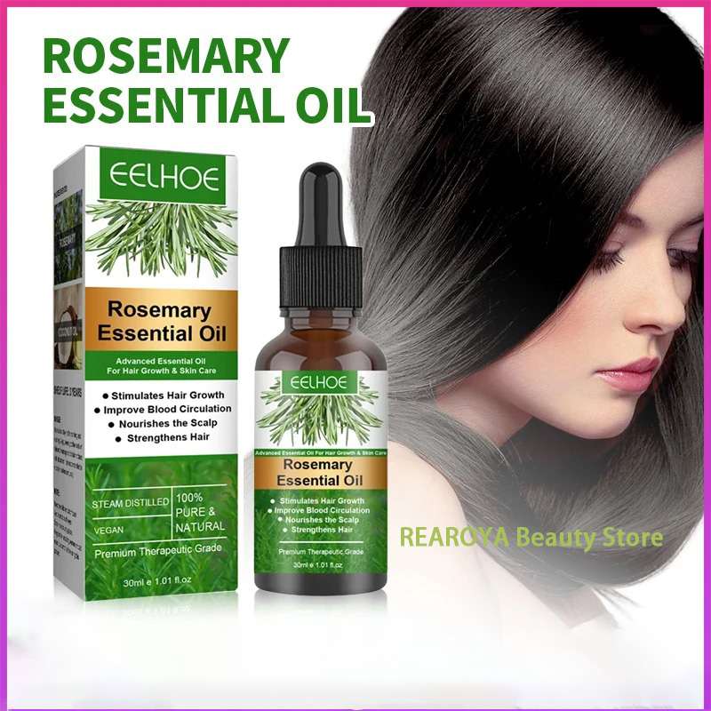 Rosemary Essential Oil Hair For Growth Organic Hair & Scalp Hair Strengthening Oil For Nourish Shiny Hair Healthy