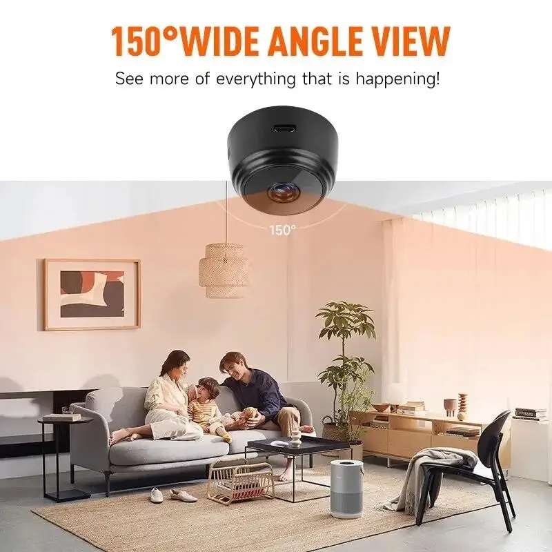 A9 HD Wifi Smart Monitor Surveillance Cameras Sensor Camcorder Web Video Home Safety Wireless Security